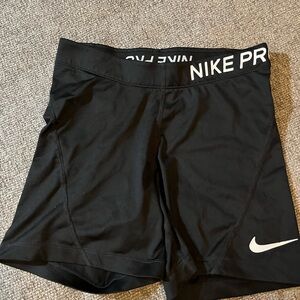 Nike Women's Black Pro Bike Shorts